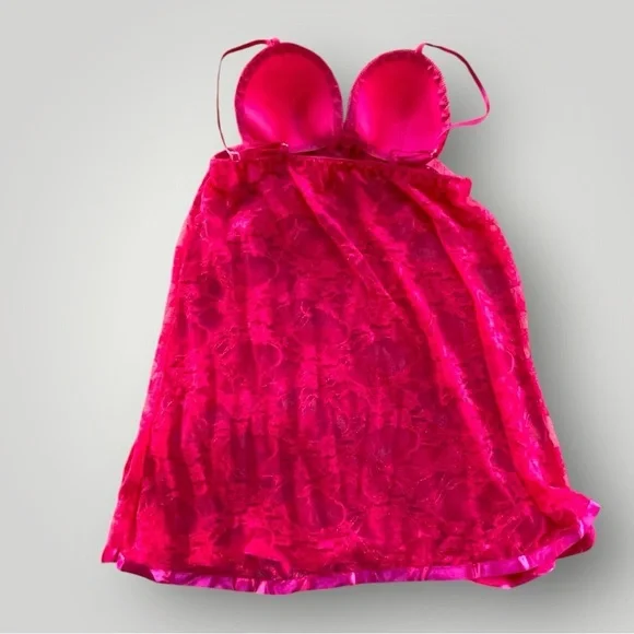 Lot/2 Hot Pink/Blue Lace Lingerie - Picture 10 of 16